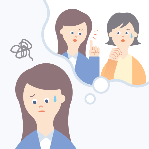 仕事がどうでもよくなる、周りの人に冷たくなる