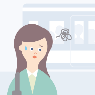 電車や人の多い場所を避けるようになった
