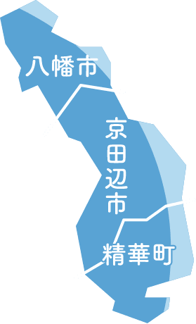 京都府対応地域マップ