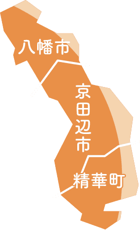 京都府対応地域マップ